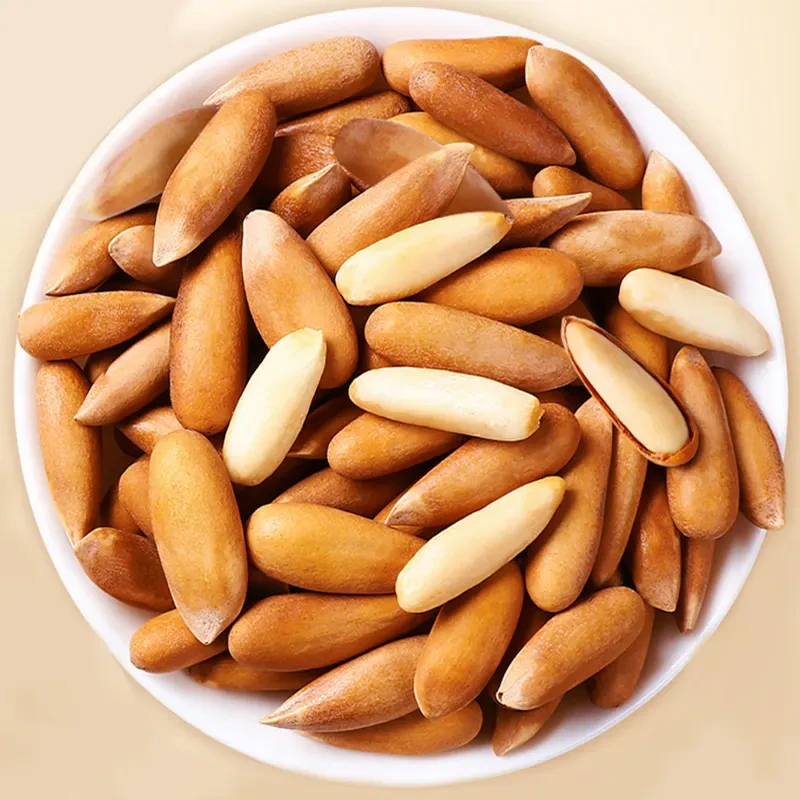 新鲜巴西松子大颗粒罐装粒手剥松子烘焙饱满产品品质精选薄壳