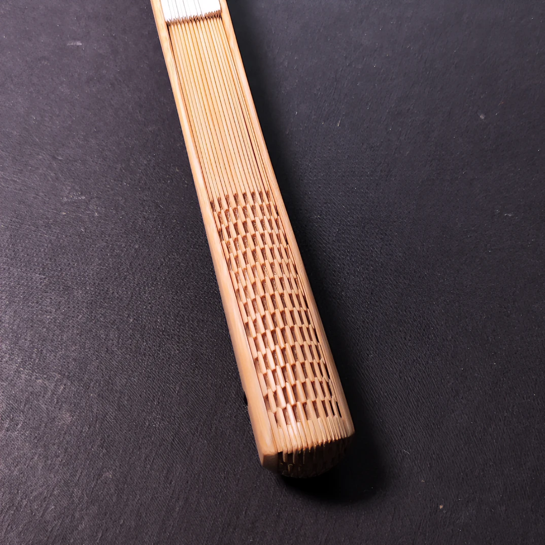 古训堂  赵灿手制 玉竹3D大锤  中国风  扇子  手工