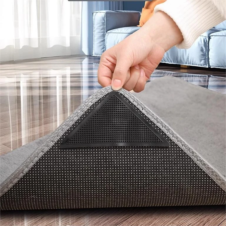地垫固定防滑贴防移动自粘进户门口卧室地毯瑜伽爬爬垫多功能黑色