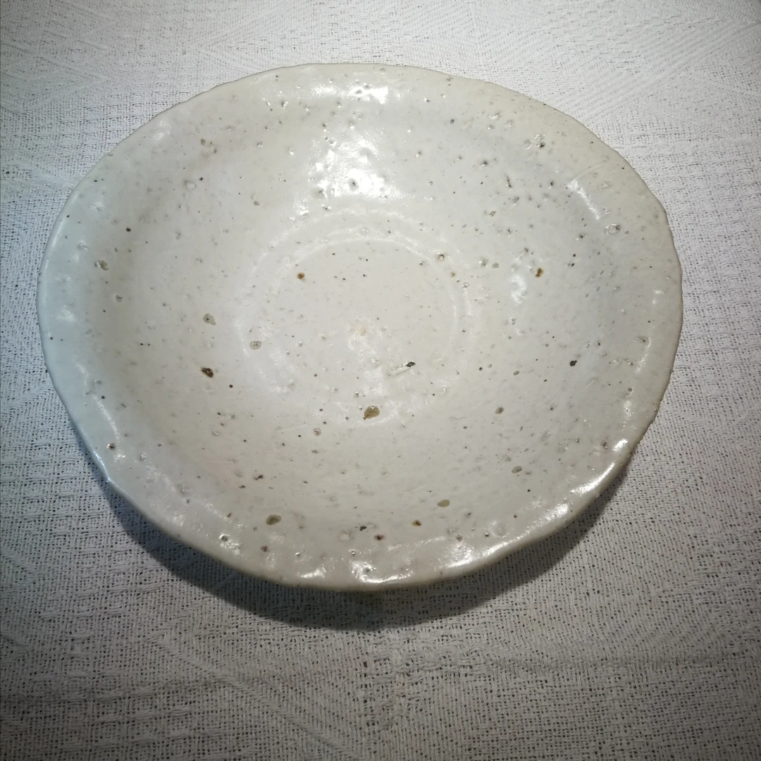 (匠心之作)纯手工制作家用粗陶复古盘子(自由形态)