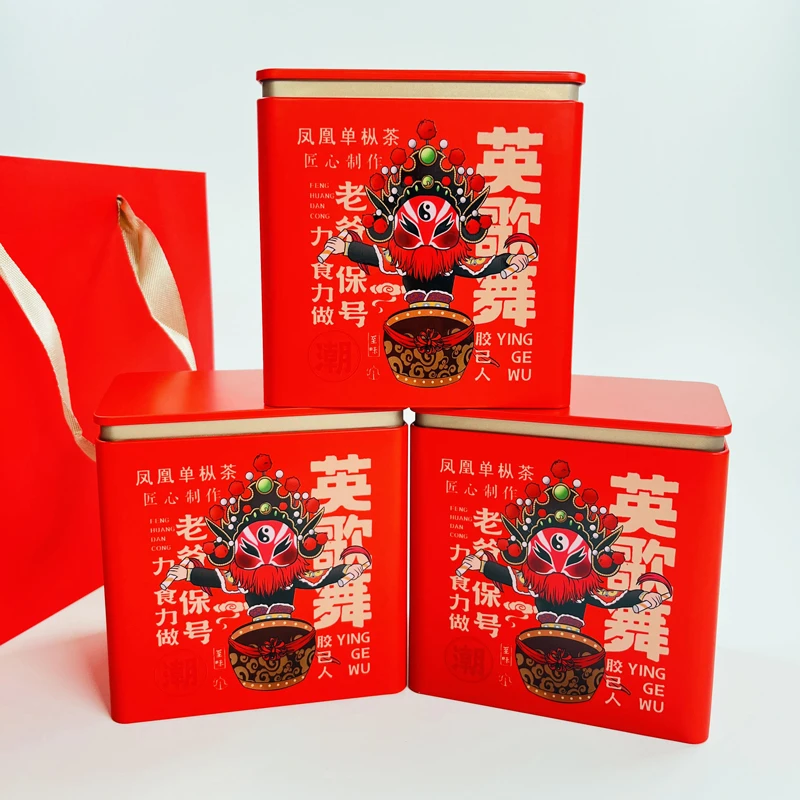 潮州凤凰单枞茶鸭屎香清香型礼盒装潮汕英歌舞礼盒125克 爆款推荐