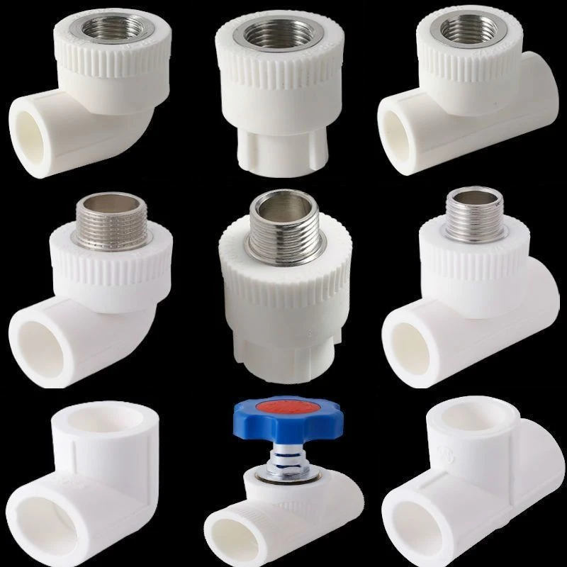 ppr水管接头4分6分1寸外丝直接内丝弯头三通自来水暖热熔优尚水暖