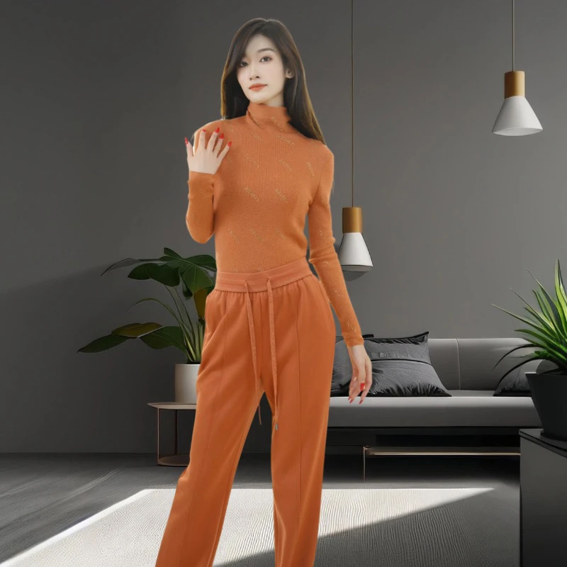 LIJING/四色轻奢毛衫 气质时髦感烫钻毛衫女1712 DD