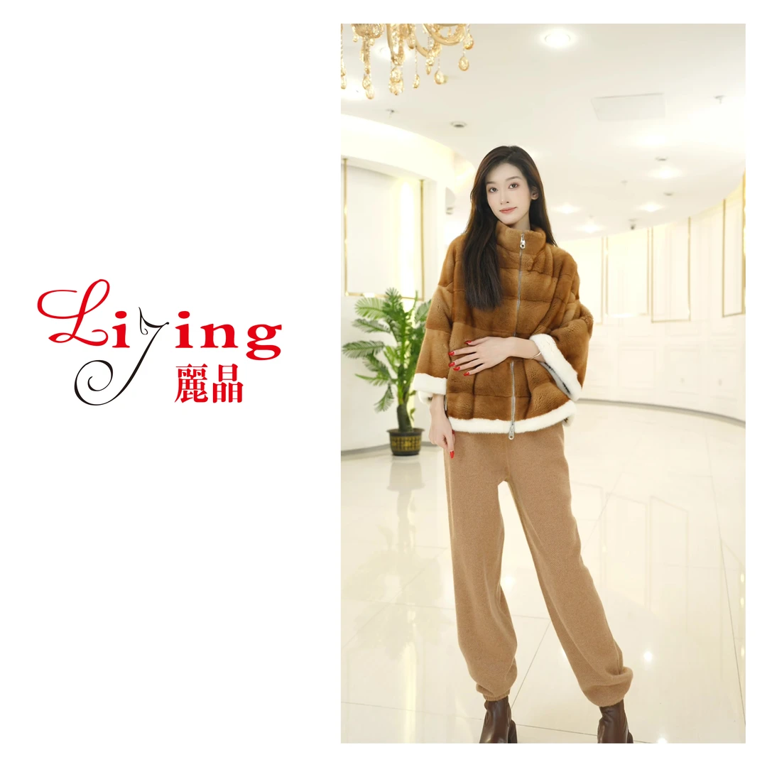 LIJING/金色时尚短款外套8073