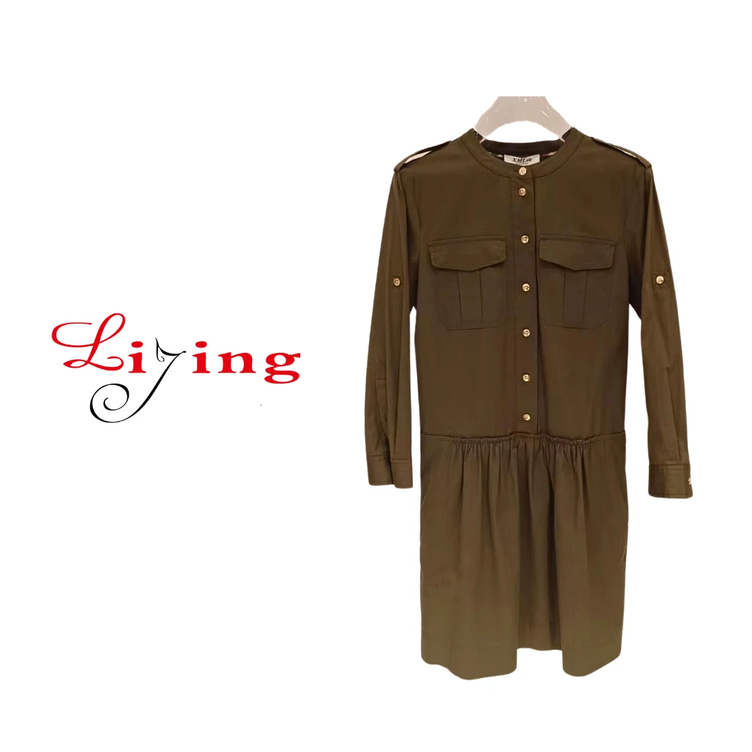 LIJING/季扣连衣裙7022 DD