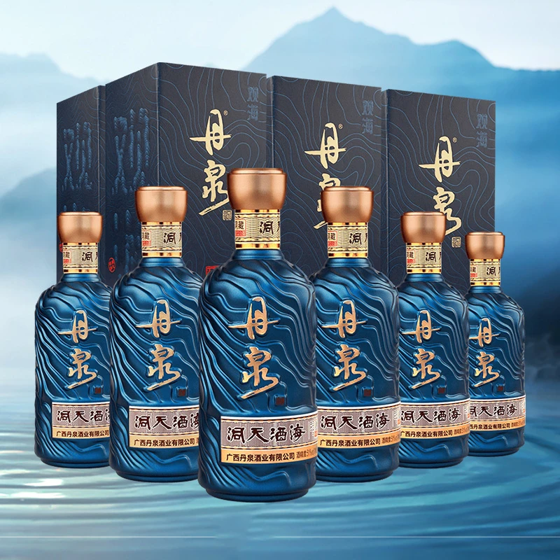 丹泉观海 整箱酱香型白酒 51度  500ml*6瓶装礼盒51度500ml*1瓶装