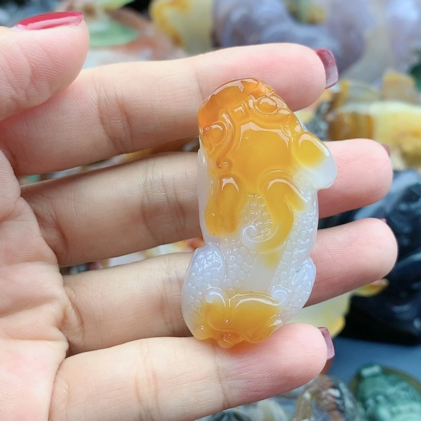 【闪购商品】玛瑙/玉髓颈饰未镶嵌小***吧
