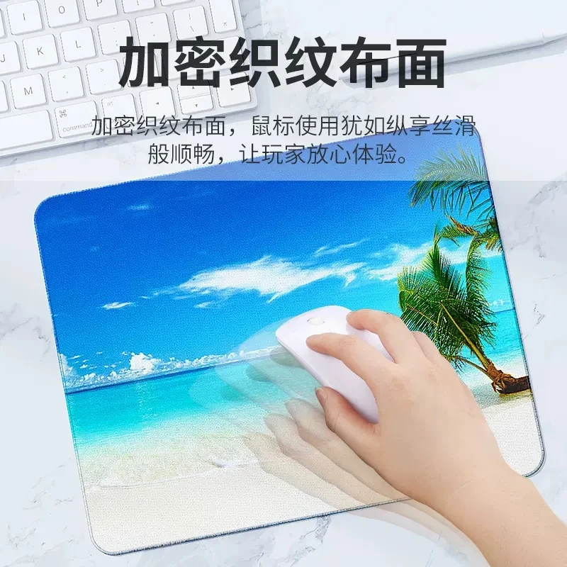 鼠标垫小号办公加厚可爱卡通动漫护腕游戏女生家用桌垫快捷键大全