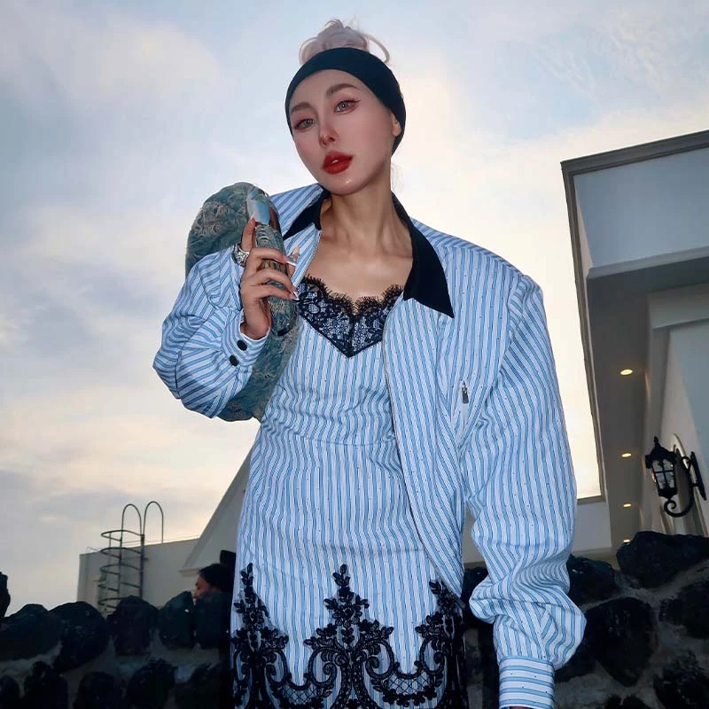 1ndwell 24PF 莫吉托条纹夹克