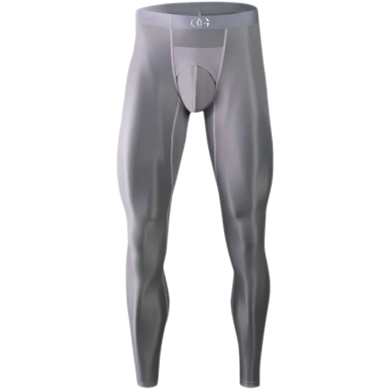 【AT】SP/N全光纱男士保暖超薄打底长裤透气速干运动跑步高弹男款