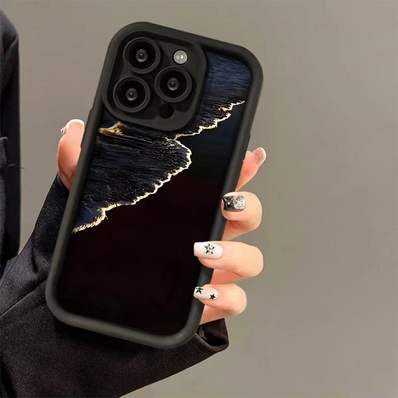 黄金海浪适用于苹果15手机壳iphone14promax防摔12/13/11全包xsXR