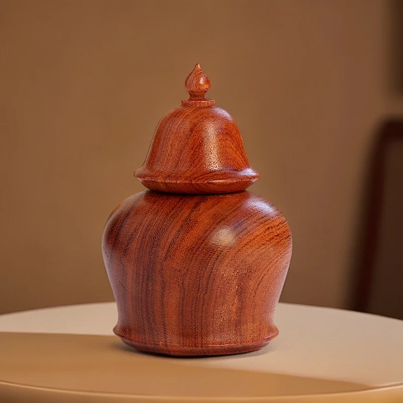 花梨木创意牙签筒木质家用中式时尚牙签罐整木客厅复古国风牙签盒