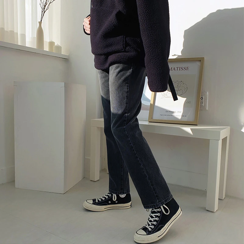 黑色直筒微弹牛仔裤男款爆款2025新款春秋季薄款高档轻薄休闲长裤