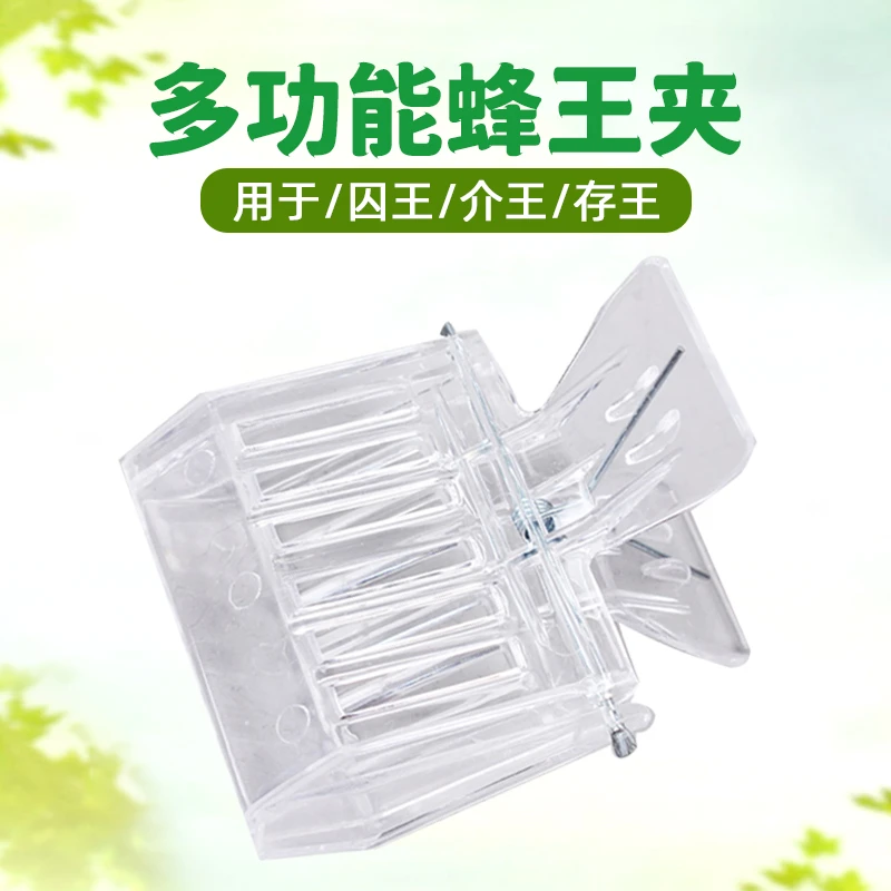 蜂王夹多功能塑料蜜蜂困王笼关王器换王介王养蜂工具中蜂抓蜂王