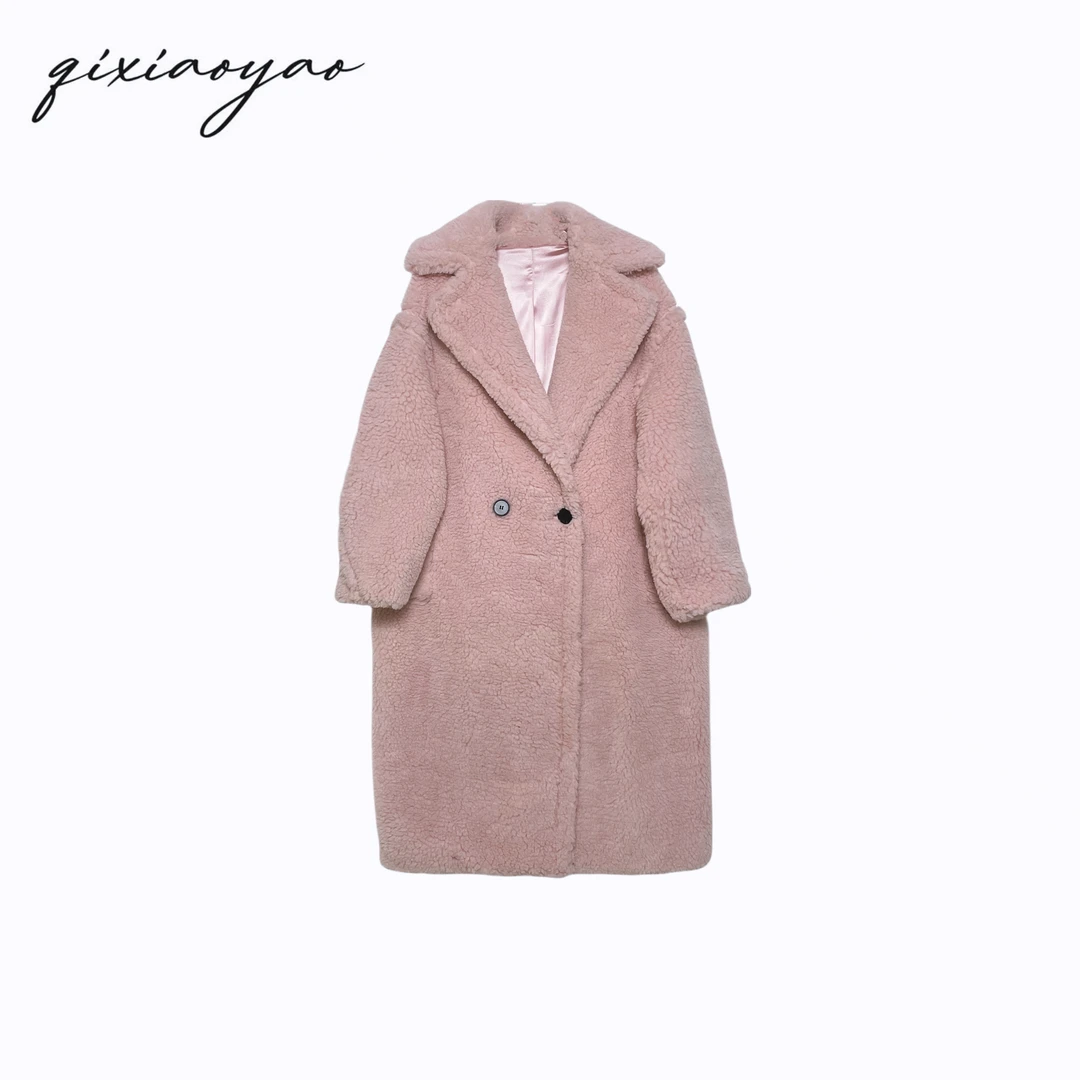 2024秋冬新款设计师款颗粒羊毛外套#QSXHR21679