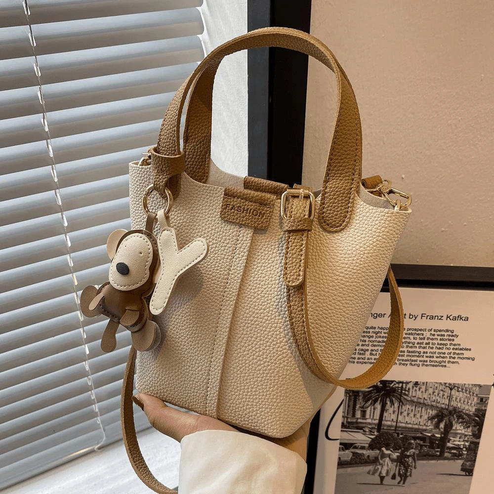 小众手提包女士小包包2024新款百搭时尚水桶包高级质感精致斜挎包