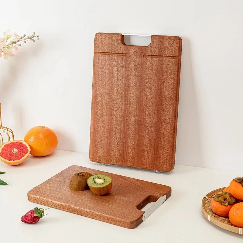 乌檀木菜板加厚木制家用抗菌防霉砧板水果板辅食板切菜板厨房案板
