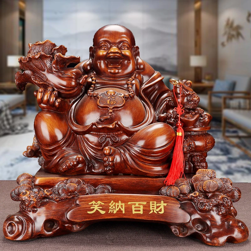笑纳百财弥勒佛摆件招财佛像家居店铺公司多种工艺品开业乔迁礼物