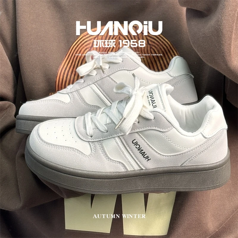 HUANQIU/环球正品经典百搭板鞋女款2024新款夏季网红学生韩版潮鞋