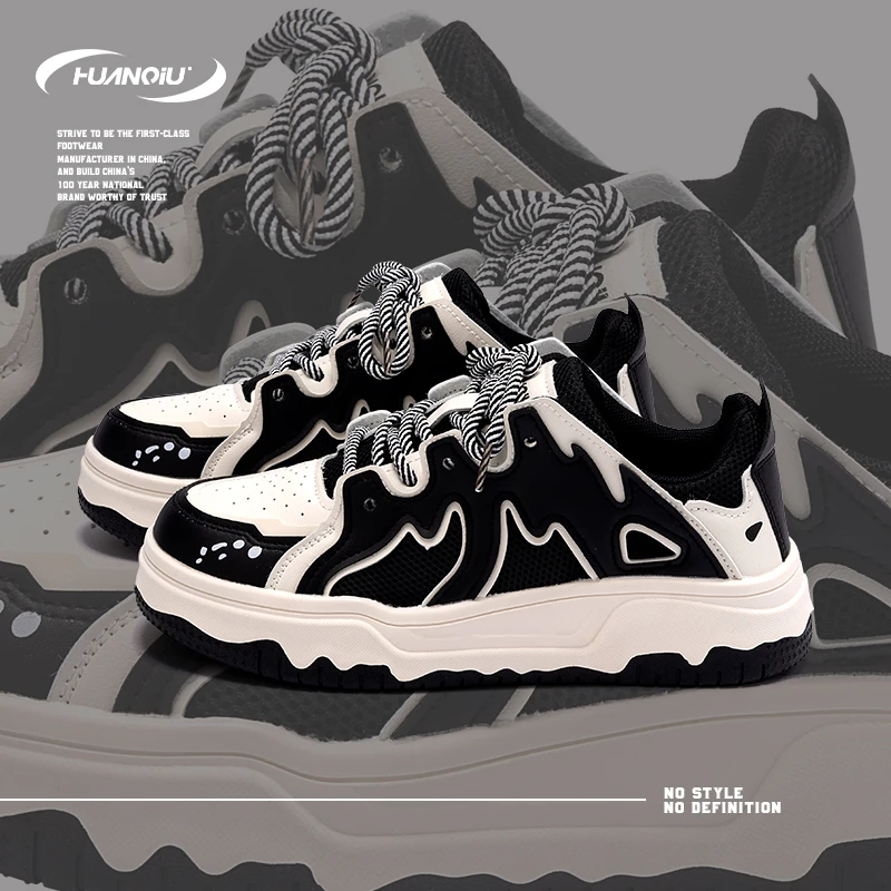 HUANQIU/环球米黑高颜值设计款小众原创正品休闲女鞋2024夏季新款