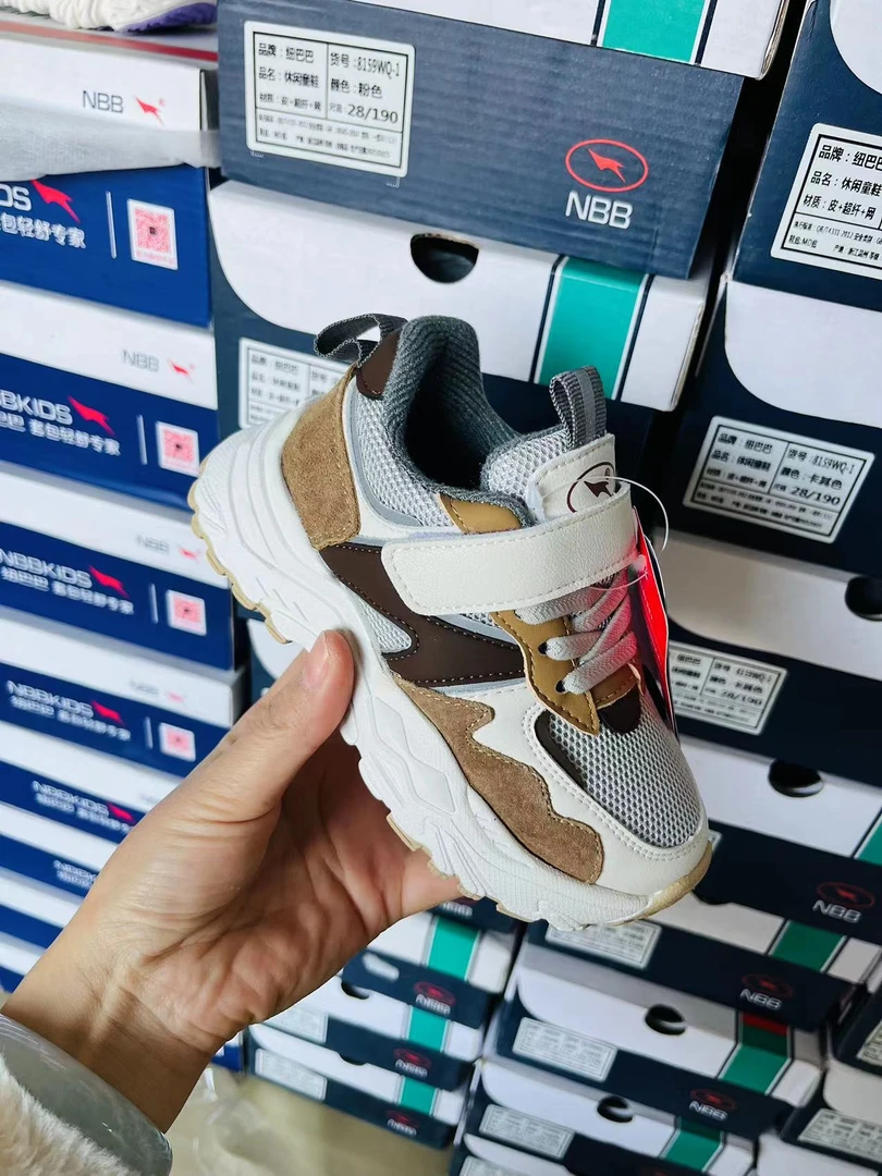 N小童秋冬薄绒时尚轻便运动休闲鞋8159