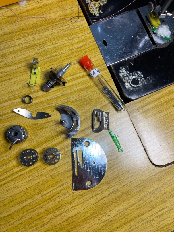 老式缝纫机防跳线大套餐12件套