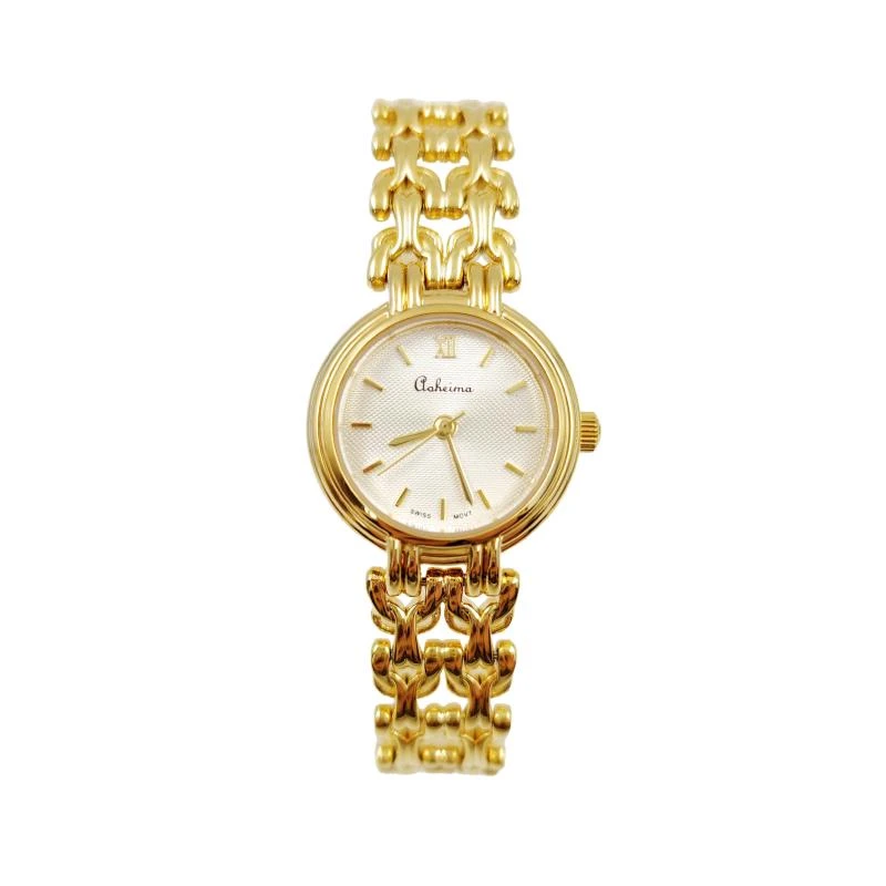 国货中古小众轻奢瑞士机芯全铜复古经典文艺气质防水石英手链女表