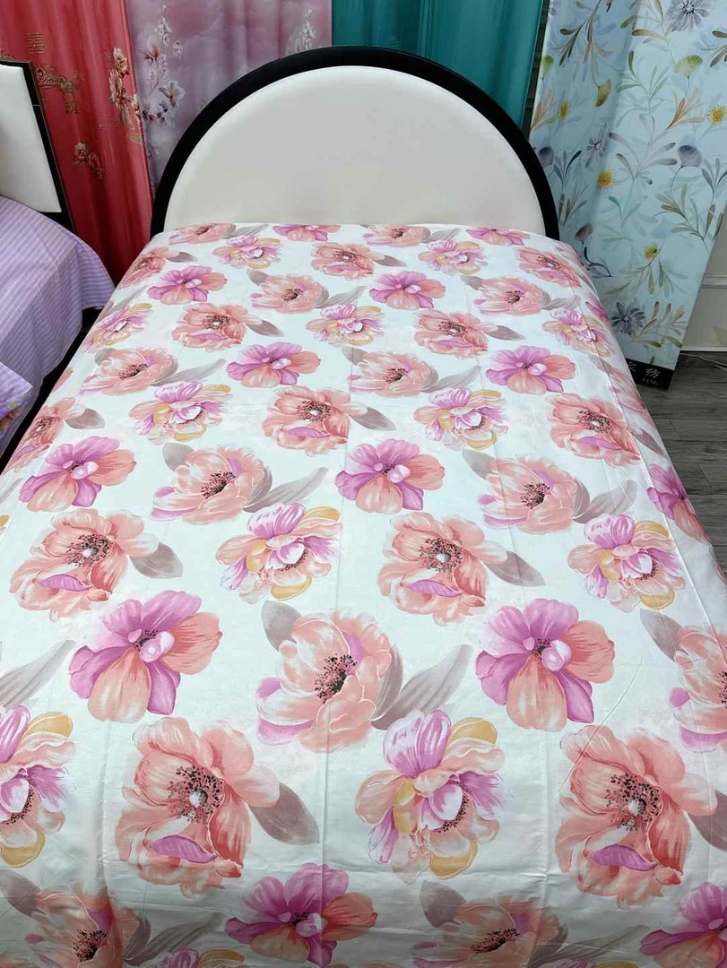 【花艺飘香】2米*2.3米床单 新款100棉 加厚加密 密实贴身透气