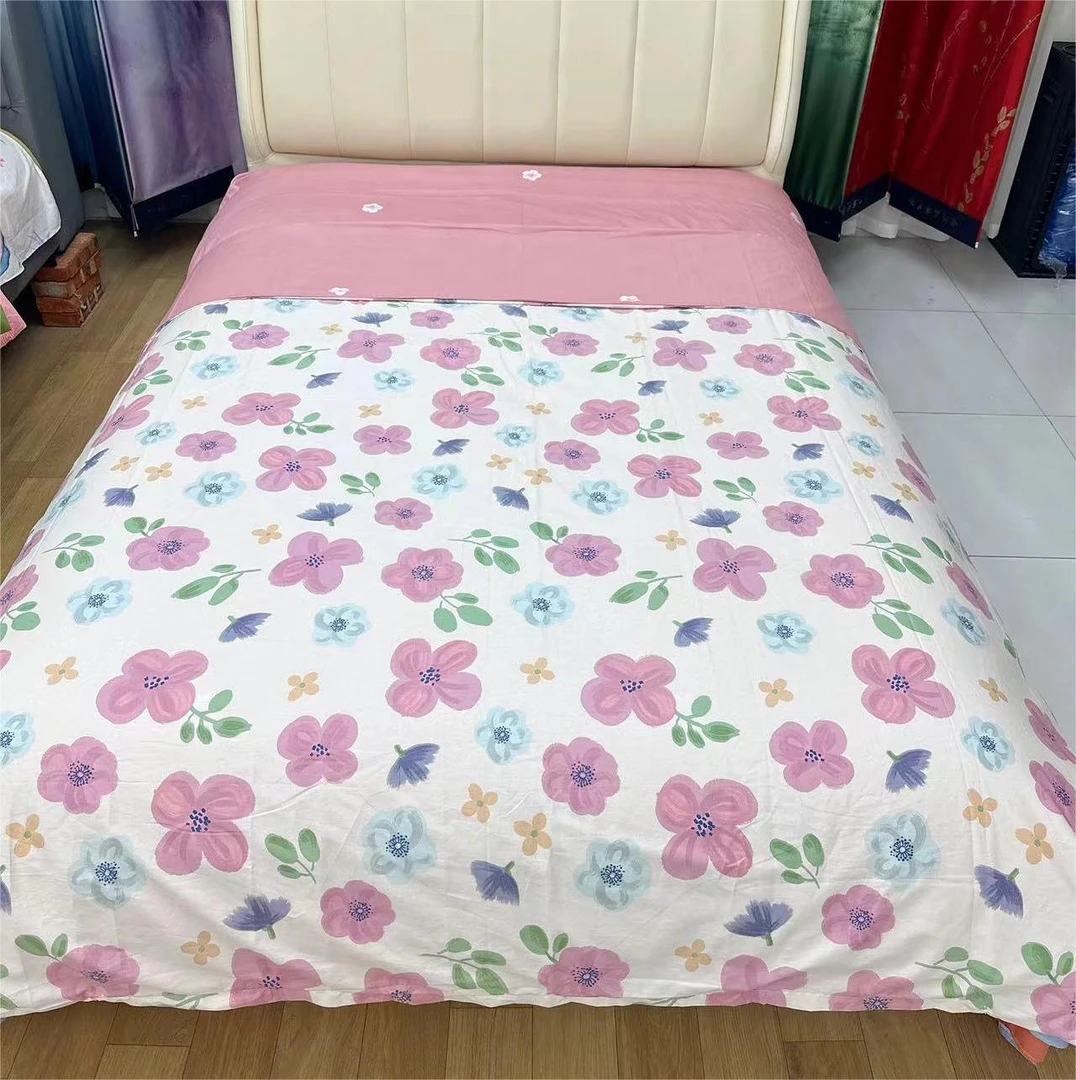 100棉单人被套 1.6米*2.1米 新款 100棉 柔软亲肤透气【悠悠花园】