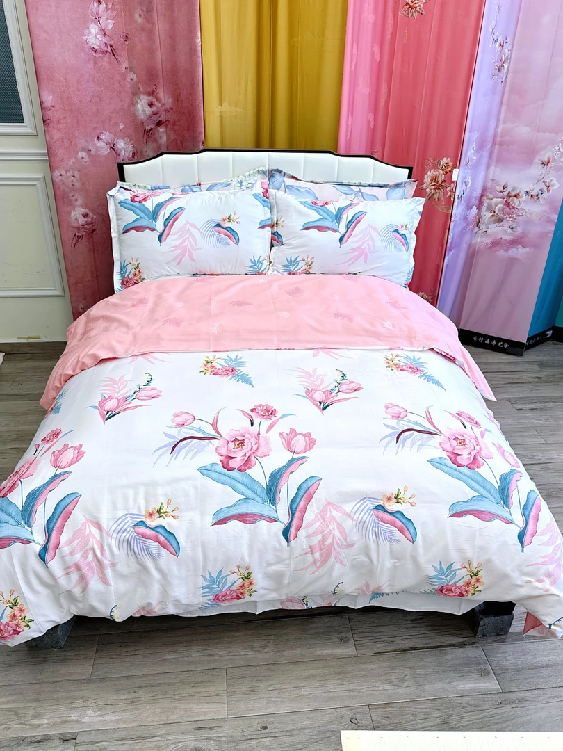 100棉双人被套 2米*2.3米 新款 100棉 柔软亲肤透气【兰亭序】