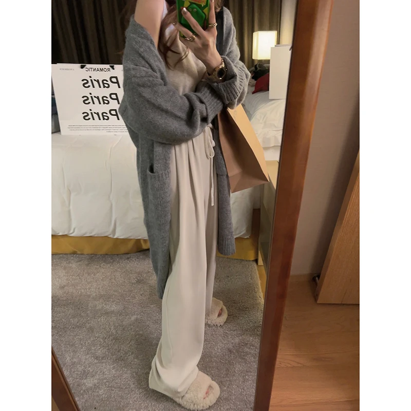 Yukiss直播垂垂随意感西裤！不经意间时髦感(垂垂随意感西裤A2460)