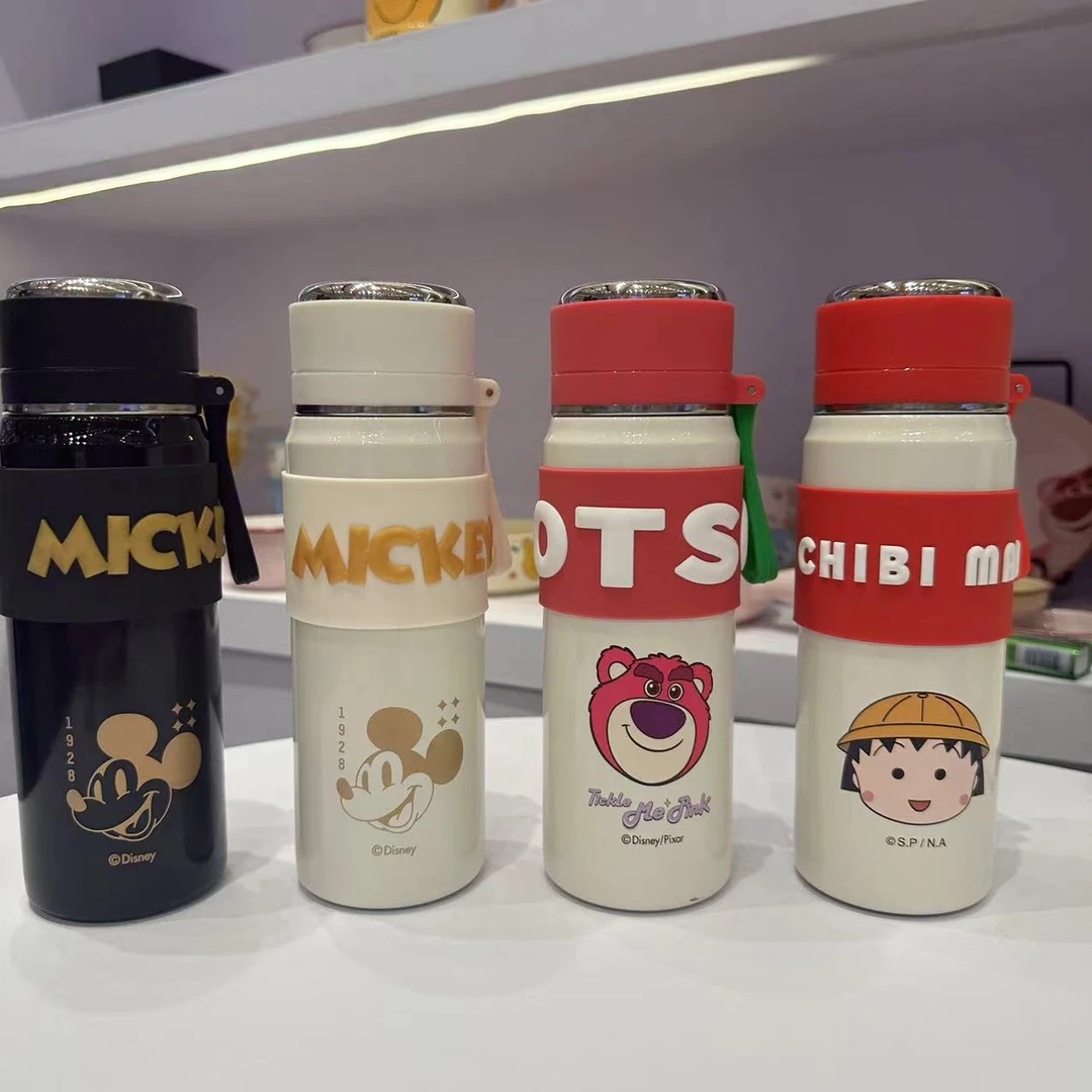 【万象撤柜】迪士尼保温杯316不锈钢高颜值茶隔直饮学生水杯15058