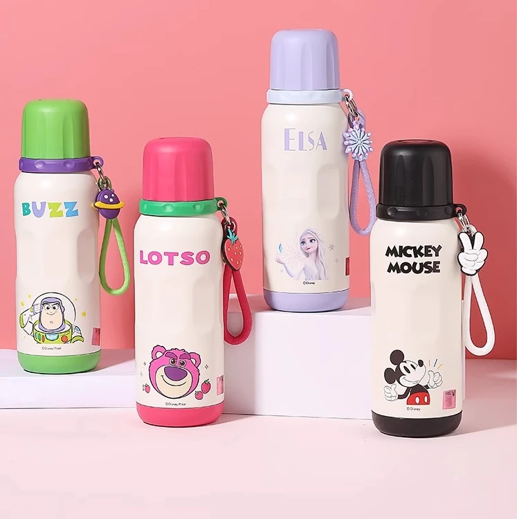 【丽姐专属】迪士尼双饮保温杯316不锈钢便携吸管学生水杯16427