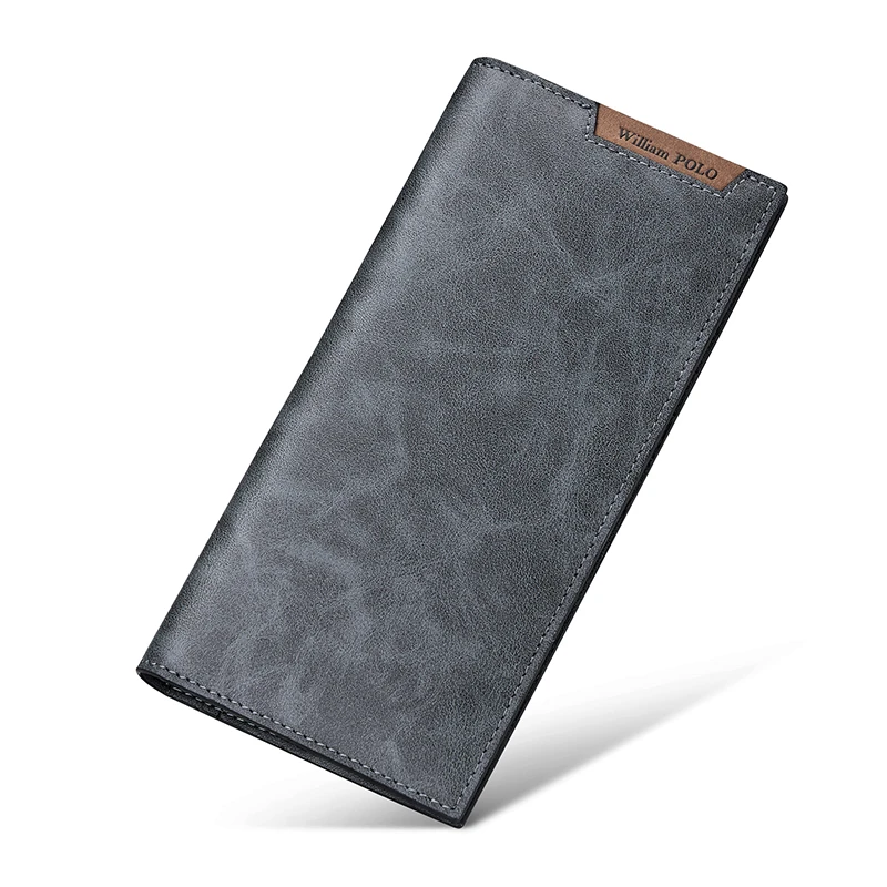 英皇保罗男士时尚复古钱包轻薄便携多卡位钱夹礼盒装青年中年礼物