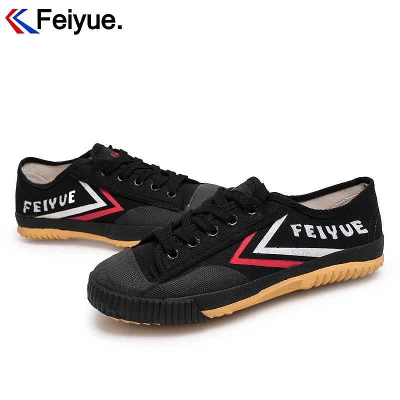 飞跃经典款低帮武术训练鞋体育考试田径鞋跑步鞋学生防滑帆布鞋