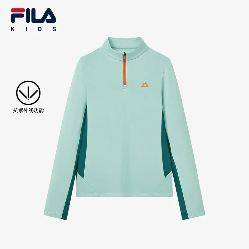FILAKIDS秋季新款【斐乐儿童】中大童舒适时尚长袖T恤K12G433217