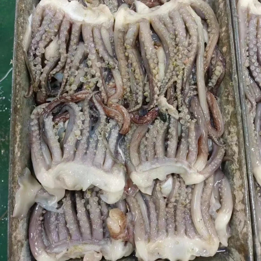 新鲜鱿鱼须 二本足去牙去眼冷冻八爪鱼腿 连云港发货五斤