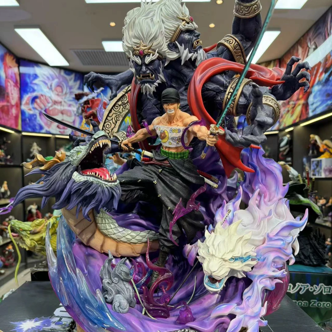 海贼王 地狱索隆 带彩盒吸塑 动漫手办摆件