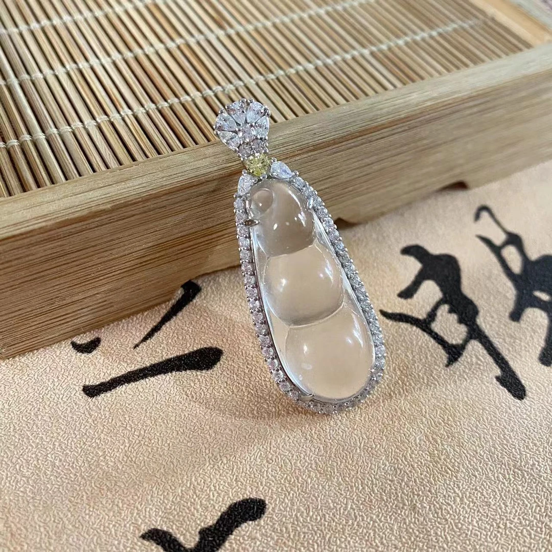 吊坠925银 「福妙轩」福馨福豆吊坠｜*925银*｜灵动时尚气质百搭