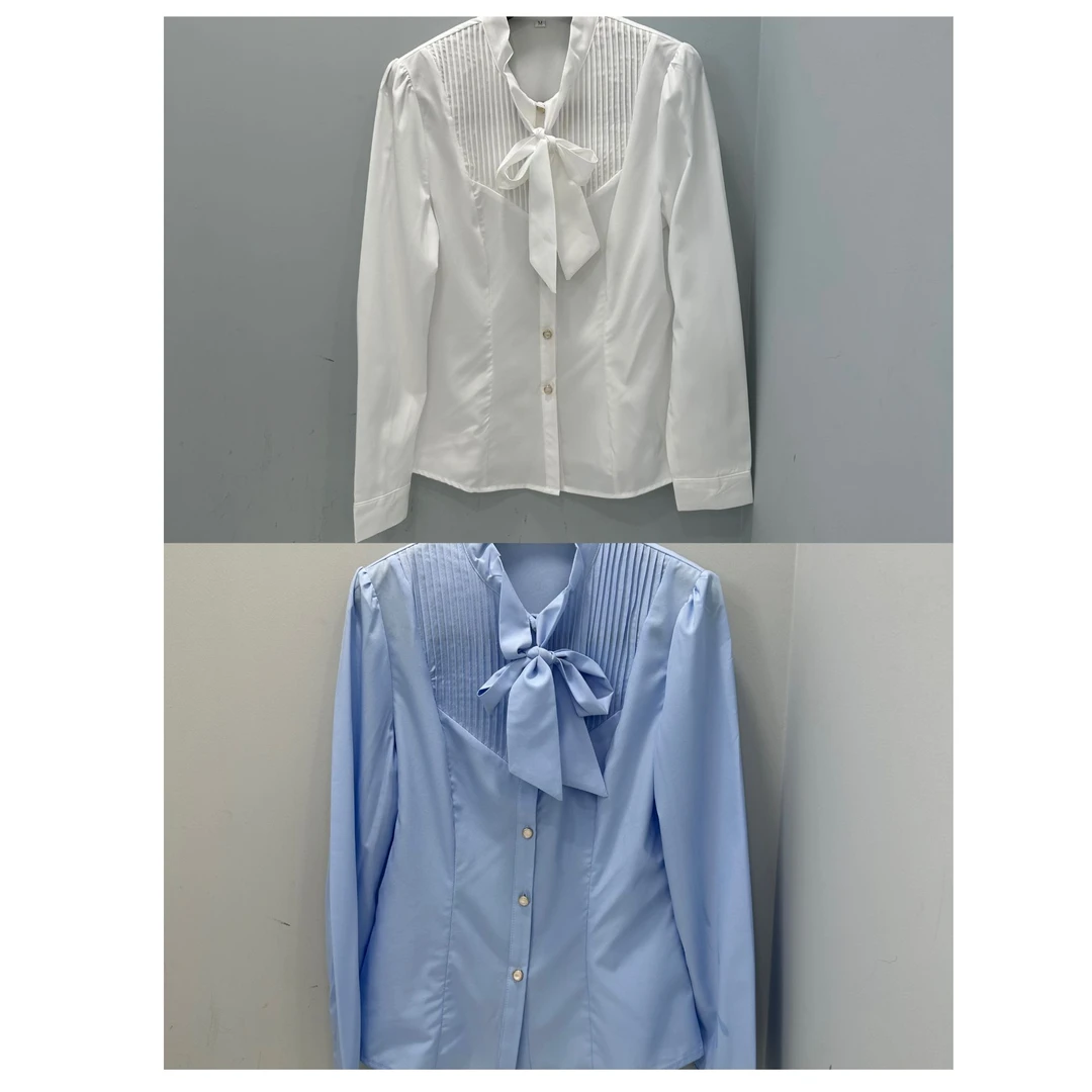 女士时尚衬衫系带款时尚百搭6035