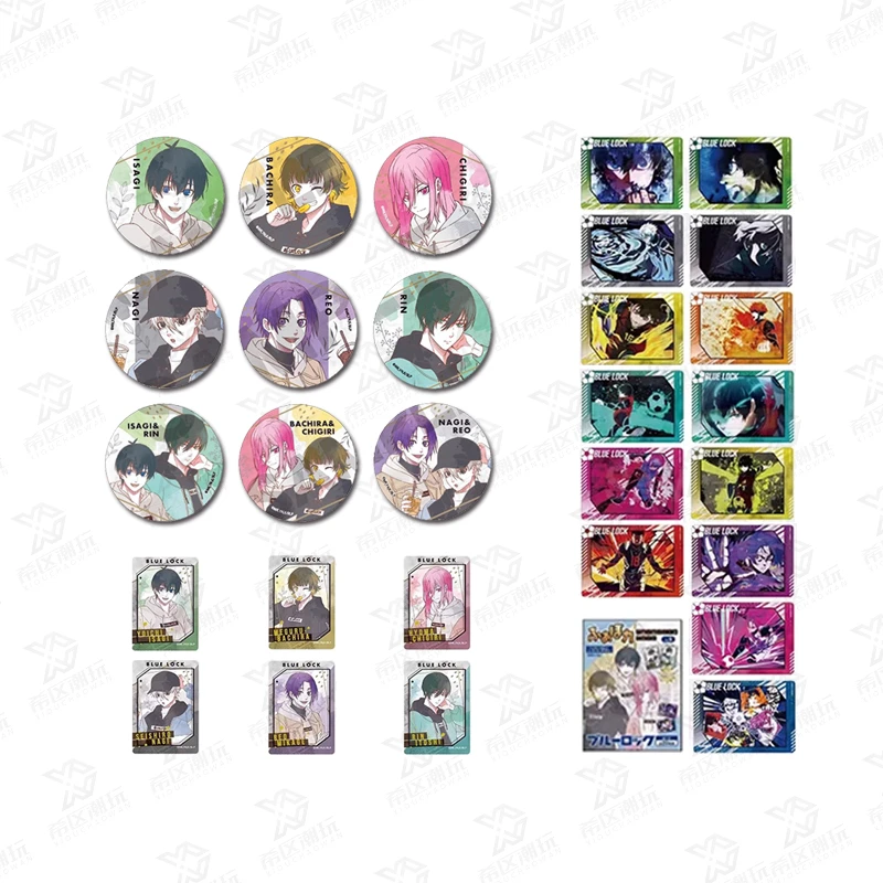 【代拆】蓝锁 原画柄晕染 卫衣风 连帽衫 吧唧 透卡徽章  日谷 现货
