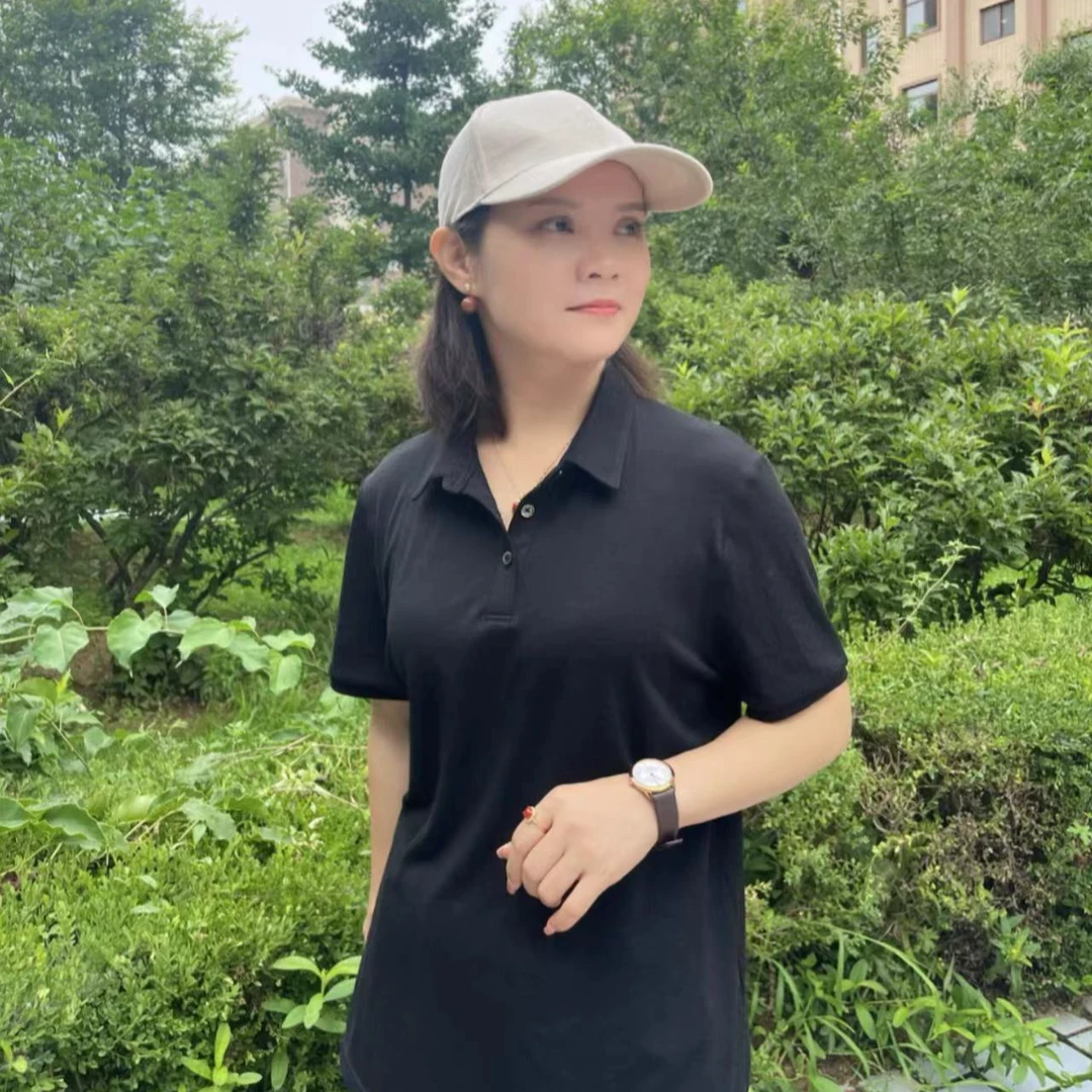 JW-【柞蚕丝年货节】2025新款女士男士柞蚕丝夏季新款圆领短袖短裤