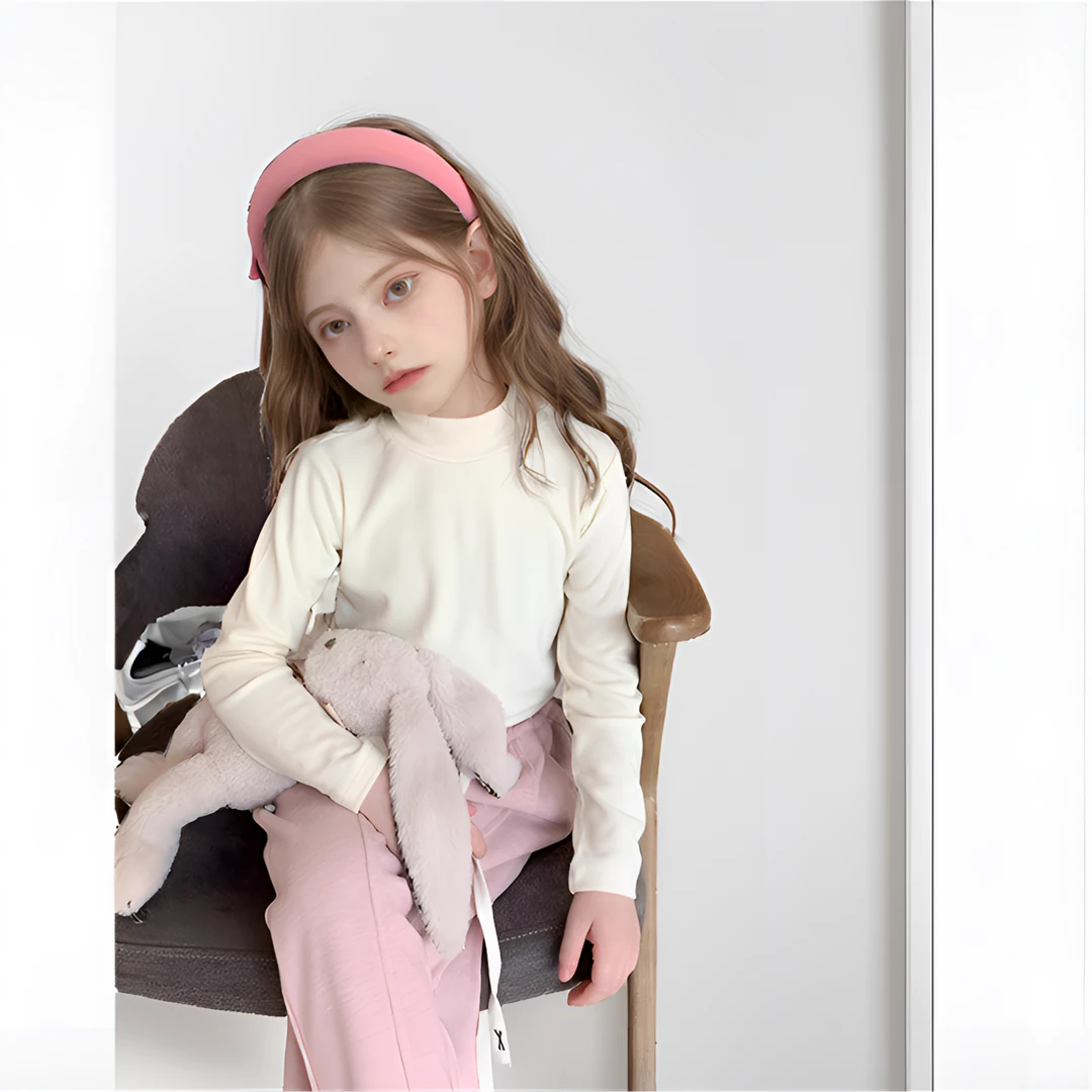 德绒打底衫儿童衣服内搭长袖女童秋冬男童宝宝儿童服装时尚童装潮