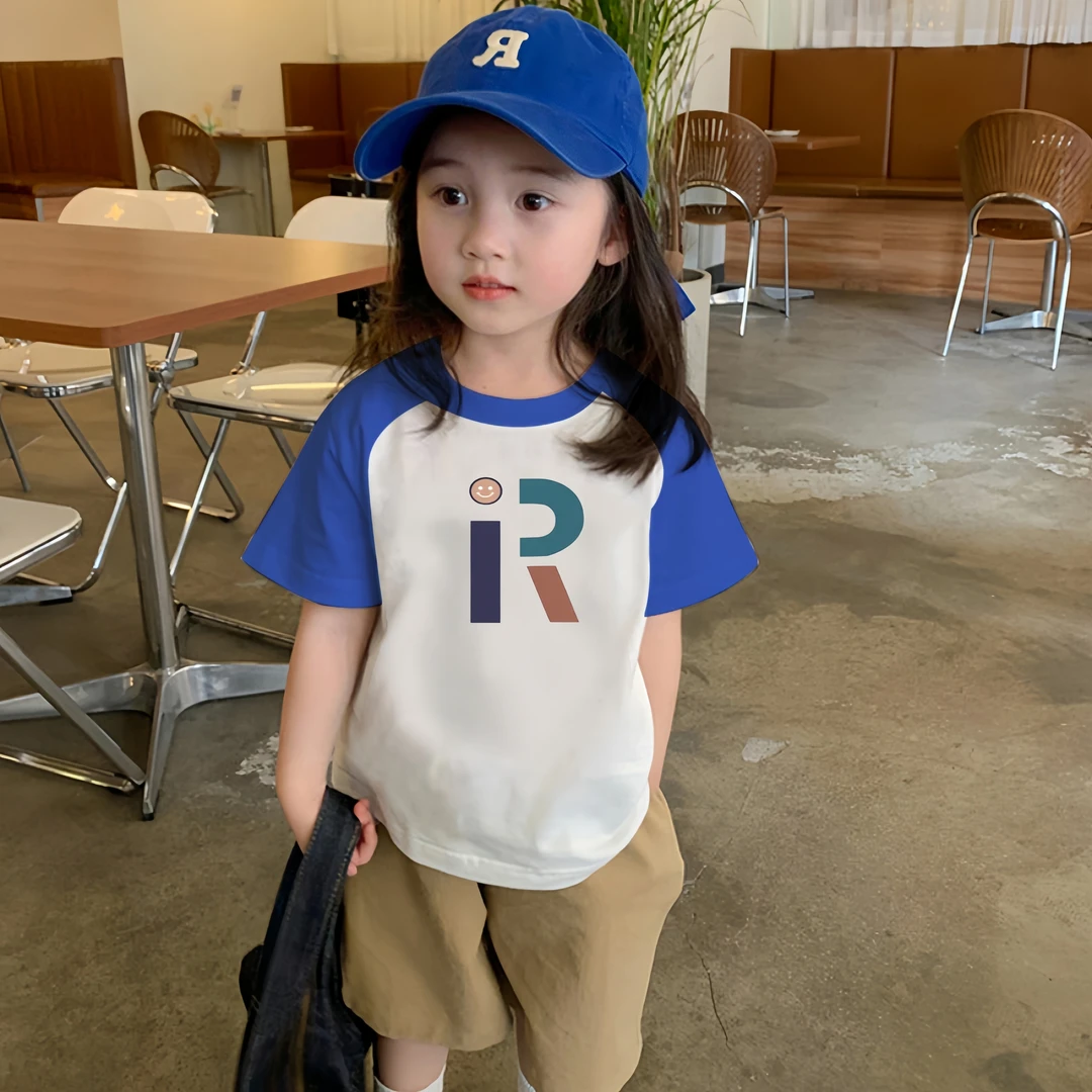 T恤宝宝童装纯棉儿童短袖t恤夏装上衣2024新款中大童洋气夏季半袖