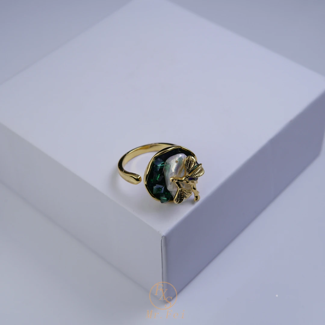 铜合金戒指 溯源好物Vintage中古可调节戒指~9933