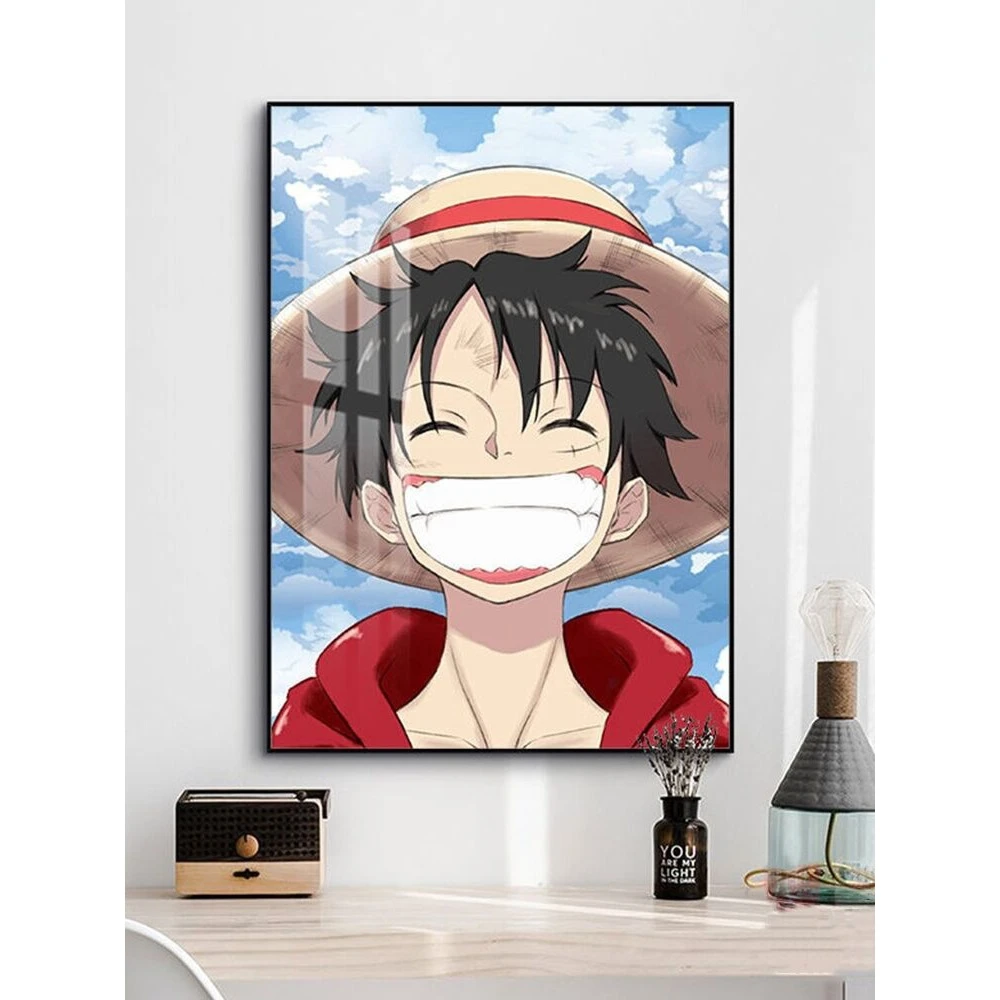 海贼王装饰画日式卡通动漫二次元挂画客厅卧室玄关直播间儿童房画