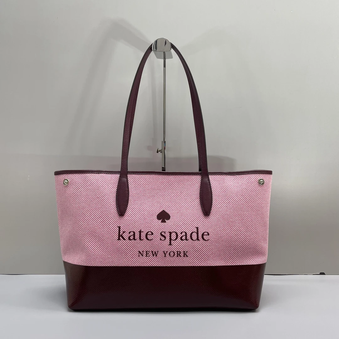 95新  Kate Spade凯特丝蓓 小林/紫红色托特包36*27*16cmA062310