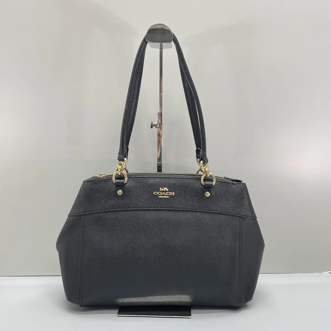 90新 COACH/蔻驰 黑色中号杀手包32X21X9cmL072509