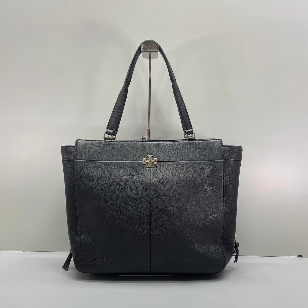 95新 TORY BURCH/汤丽柏琦 小林/荔枝纹托特包35*30*11cmA081101