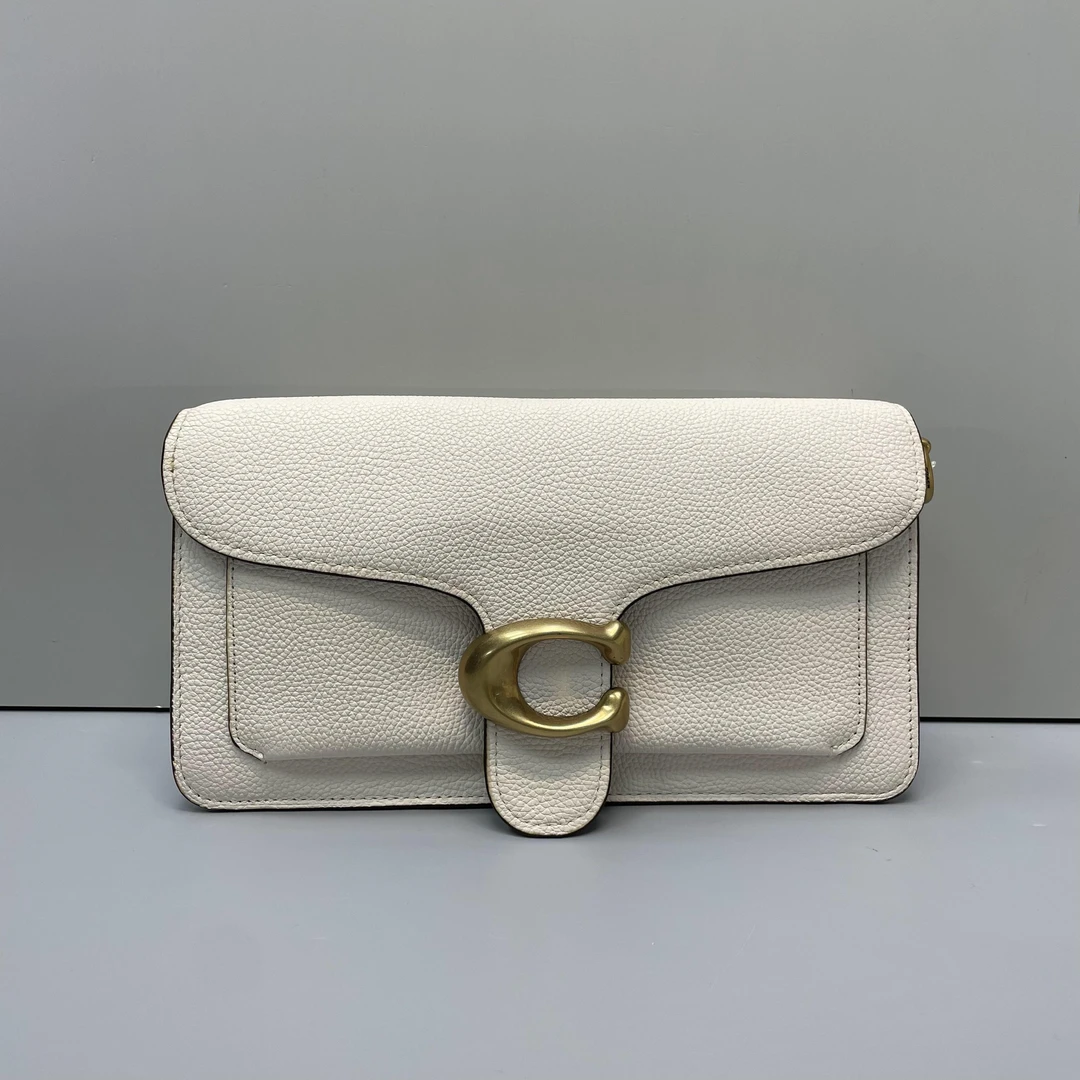 95新 COACH/蔻驰 媚姐/tabby26白色酒神包26x14x7cmF100407